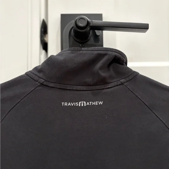 Travis Mathew Women's Black Quarter Zip - Picture 6 of 9